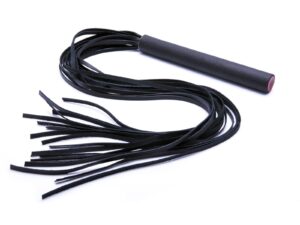 Pejcz skórzany duży 80 cm, czarny